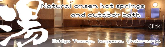 Natsural onsen hot spring