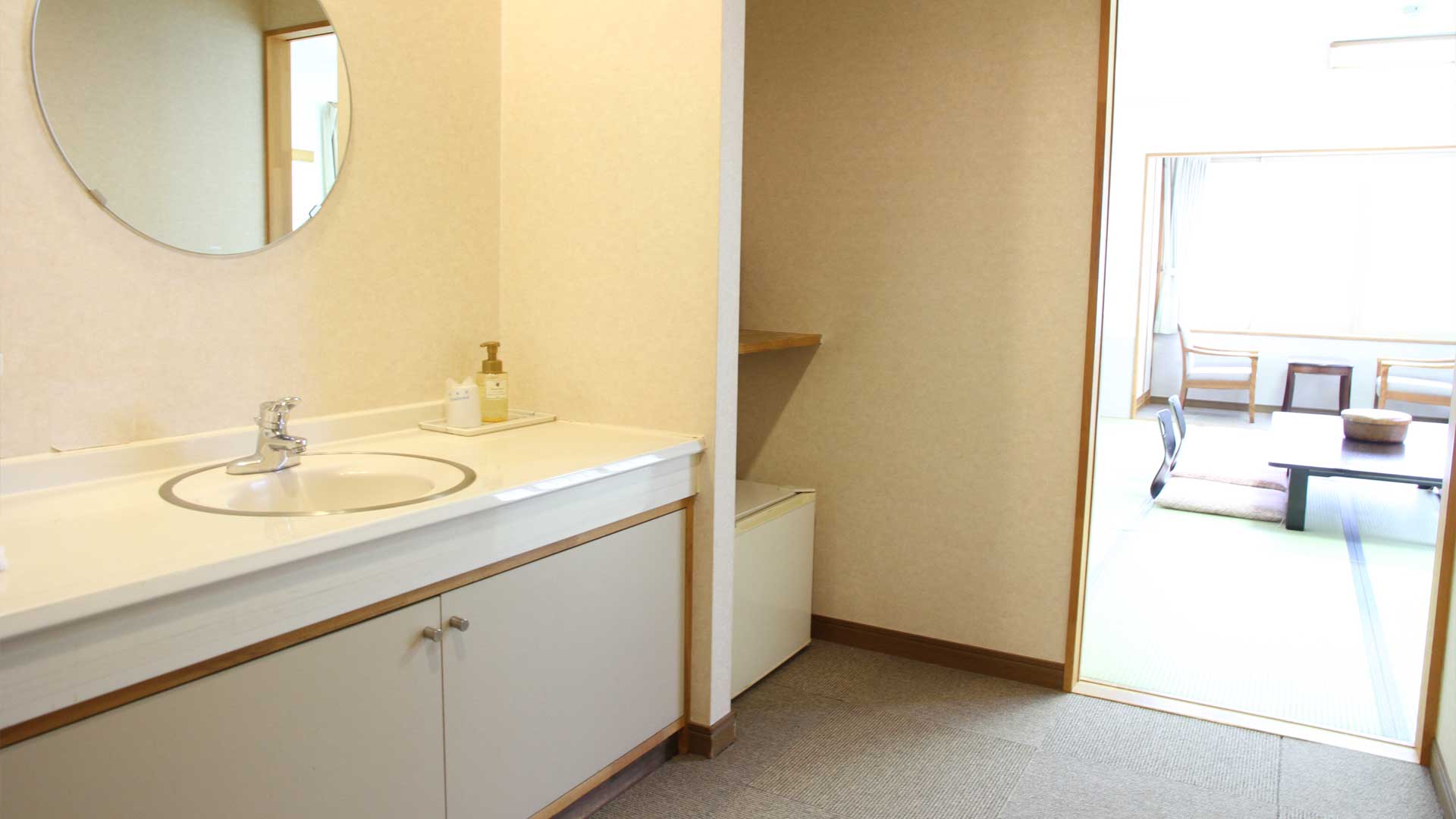 private bath and toilet